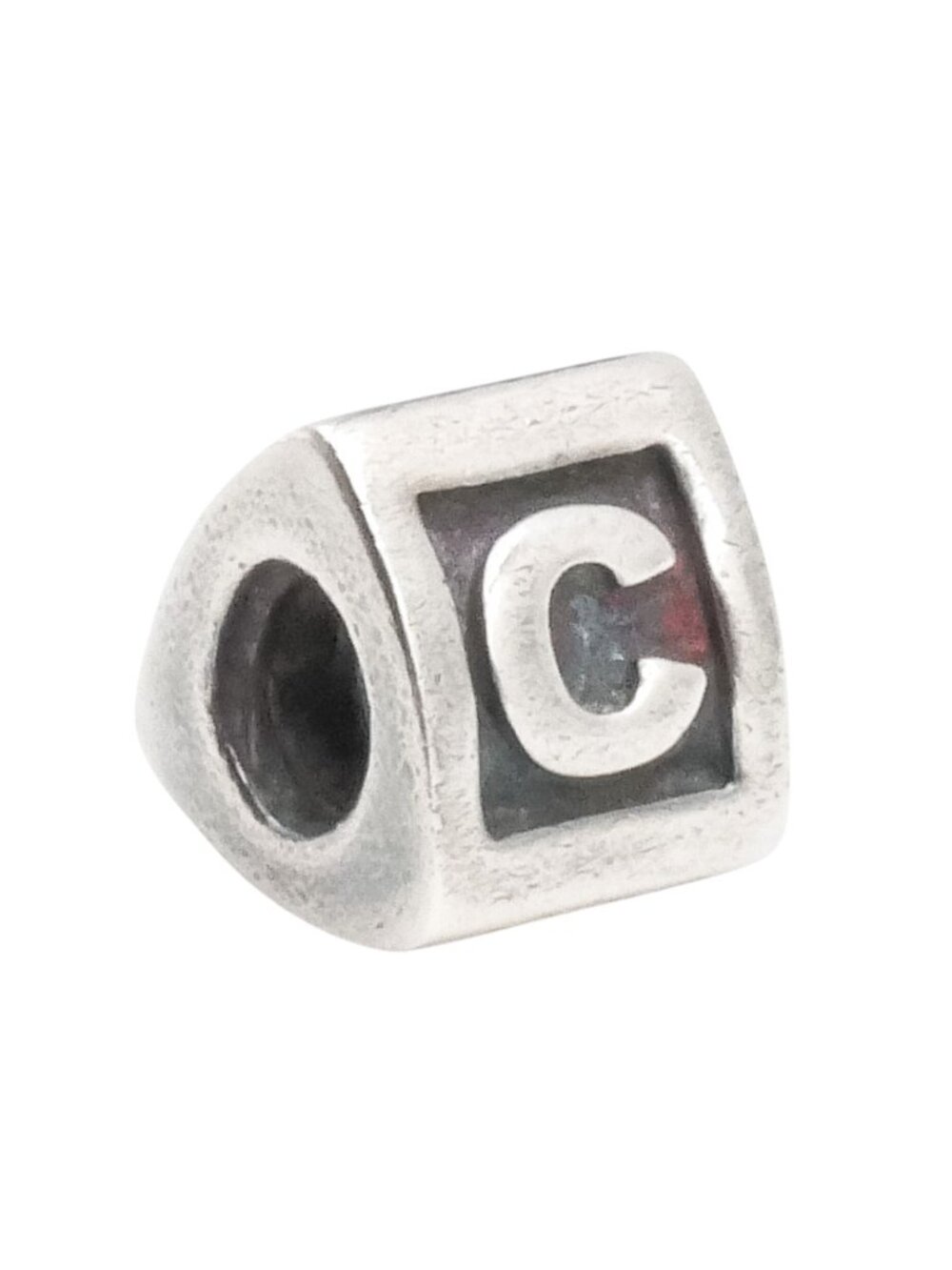 Pandora Alphabet Letter C Charm Sterling Silver Initial Bead – Retired